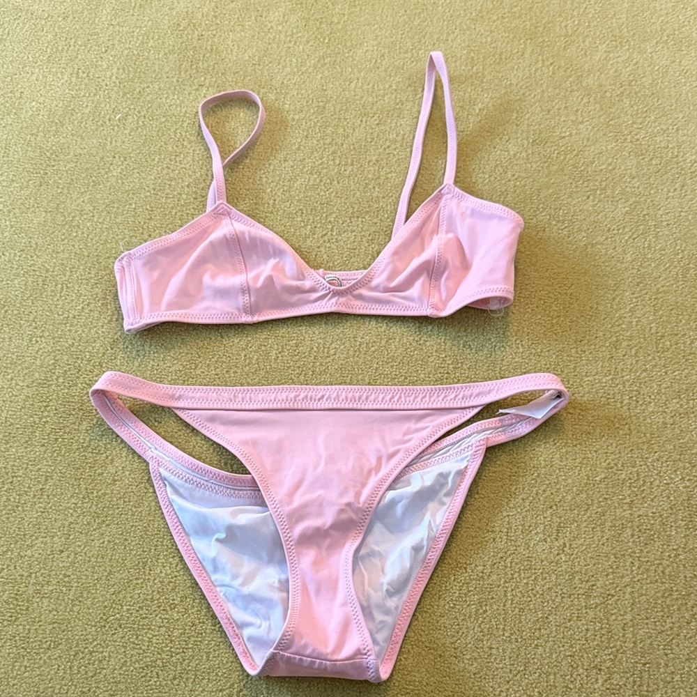 Reformation Light Pink Bikini Set